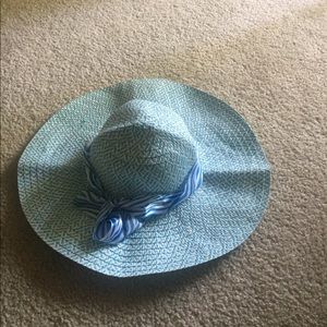 Women’s foldable hat blue